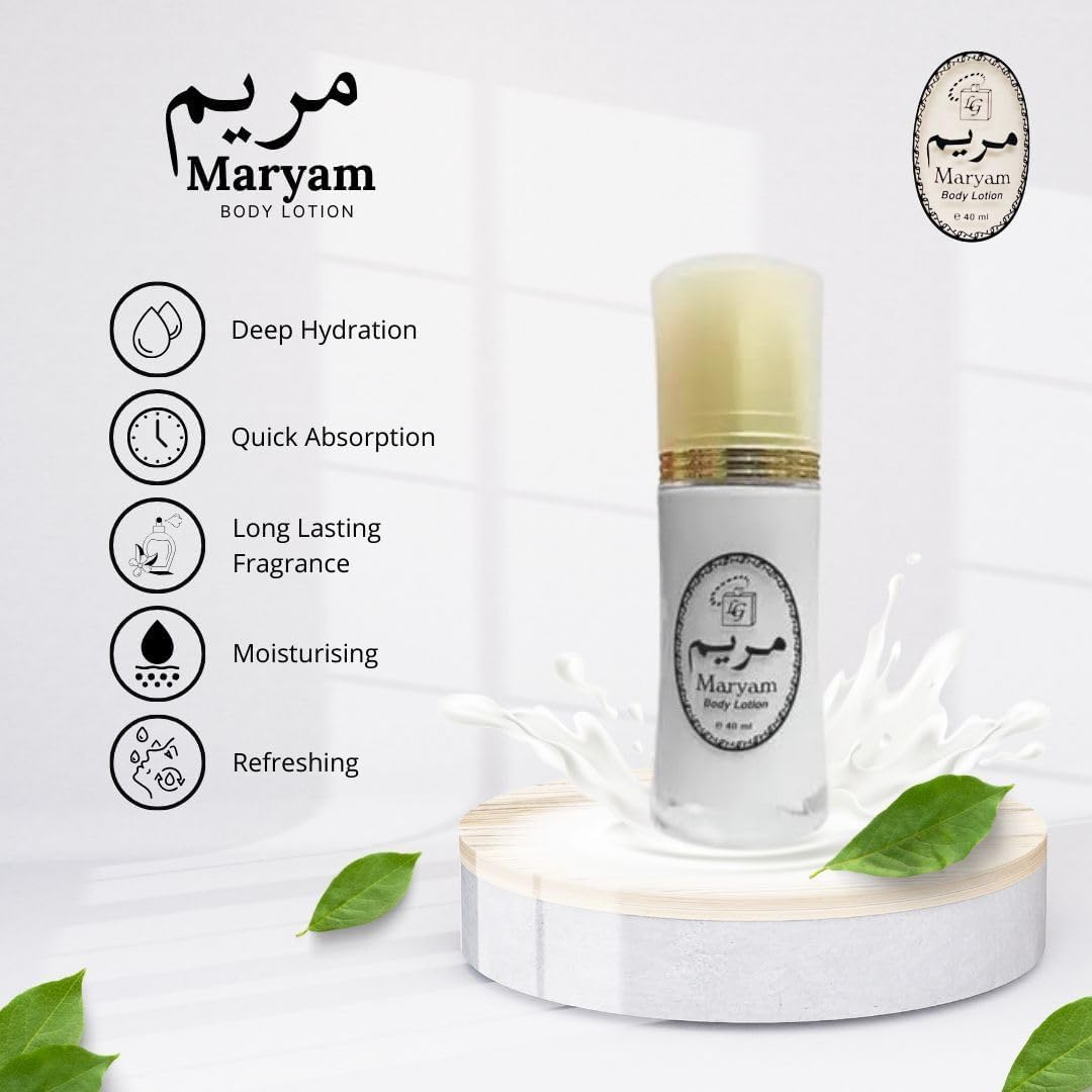 SUGARSWIRLS COSMETIC Maryam Body Lotion (Imported From U.A.E)-40ml each, Pack of 1